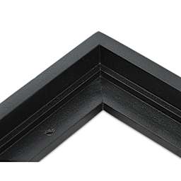 Ampersand Floaterframe - Bold, Black, 5" x 7", 7/8", corner close-up