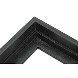 Ampersand Floaterframe - Bold, Black, 5" x 7", 1-1/2", corner close-up