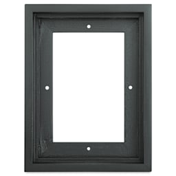 Ampersand Floaterframe - Bold, Black, 5" x 7", 1-1/2", front view