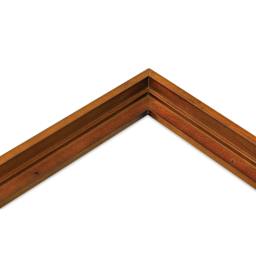 Ampersand Floaterframe - Bold, Walnut, 11" x 14", 7/8", corner close-up