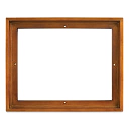 Ampersand Floaterframe - Bold, Walnut, 11" x 14", 7/8", front view