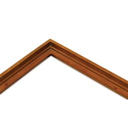 Ampersand Floaterframe - Bold, Walnut, 16" x 20", 7/8", corner close-up