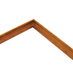 Ampersand Floaterframe - Bold, Walnut, 18" x 24", 7/8", corner close-up