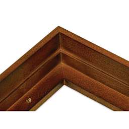 Ampersand Floaterframe - Thin, Walnut, 5" x 7", 1-1/2", corner close up