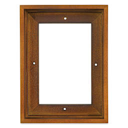 Ampersand Floaterframe - Thin, Walnut, 5" x 7", 1-1/2", front view