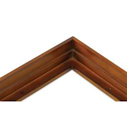 Ampersand Floaterframe - Thin, Walnut, 8" x 10", 1-1/2", corner close-up