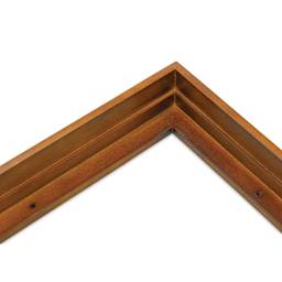 Ampersand Floaterframe - Thin, Walnut, 9" x 12", 1-1/2", corner close-up