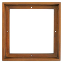 Ampersand Floaterframe - Thin, Walnut, 10" x 10", 1-1/2", front view