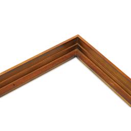 Ampersand Floaterframe - Thin, Walnut, 12" x 16", 1-1/2", corner close up