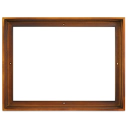 Ampersand Floaterframe - Thin, Walnut, 12" x 16", 1-1/2", front view