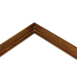 Ampersand Floaterframe - Thin, Walnut, 16" x 20", 1-1/2", corner close-up