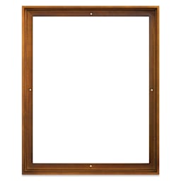 Ampersand Floaterframe - Thin, Walnut, 16" x 20", 1-1/2", front view