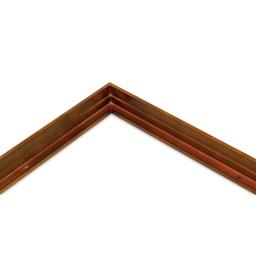 Ampersand Floaterframe - Thin, Walnut, 18" x 24", 1-1/2", corner close-up