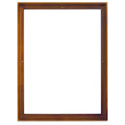 Ampersand Floaterframe - Thin, Walnut, 18" x 24", 1-1/2", front view