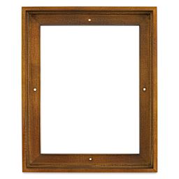 Ampersand Floaterframe - Thin, Walnut, 8" x 10", 7/8, front view