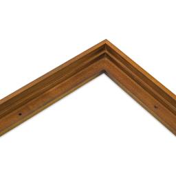 Ampersand Floaterframe - Thin, Walnut, 9" x 12", 7/8", corner close-up