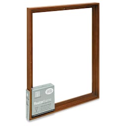 Ampersand Floaterframe - Thin, Walnut, 16" x 20", 7/8", at an angle