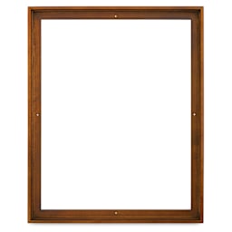 Ampersand Floaterframe - Thin, Walnut, 16" x 20", 7/8", front view