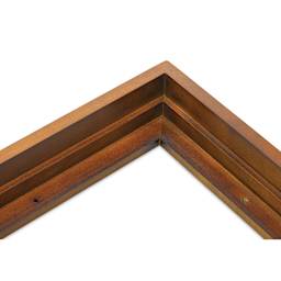 Ampersand Floaterframe - Bold, Walnut, 8" x 10", 1-1/2", corner close-up