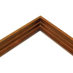 Ampersand Floaterframe - Bold, Walnut, 11" x 14", 1-1/2", corner close up