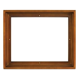 Ampersand Floaterframe - Bold, Walnut, 11" x 14", 1-1/2", front view