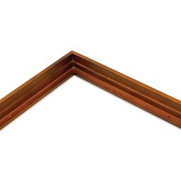  Ampersand Floaterframe - Bold, Walnut, 18" x 24", 1-1/2", corner close up