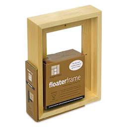 Ampersand Floaterframe - Bold, Maple, 5" x 7", 7/8", at an angle
