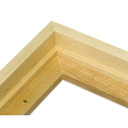 Ampersand Floaterframe - Bold, Maple, 5" x 7", 7/8", corner close-up