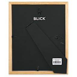 Blick Emery Gallery Frame - Natural, 8" x 10", with Easel Back back of frame