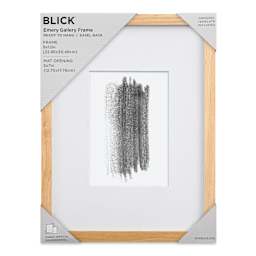 Blick Emery Gallery Frame - Natural, 9" x 12", with Easel Back with packaging