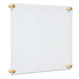 Cool Modern Frames - Angled view of empty 12" x 15" frame with Goldtone hardware 