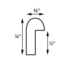 Nielsen Bainbridge Snap Basics Frame - Diagram showing dimensions of Frame
