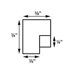 Nielsen Bainbridge Snap Float Frame - Drawing showing dimensions of frames
