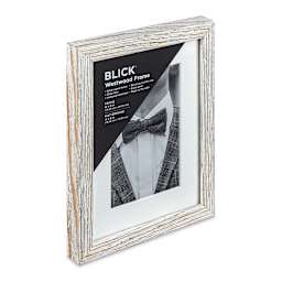 Blick Westwood Frames - Whitewash, Thin, 6" x 8" side view