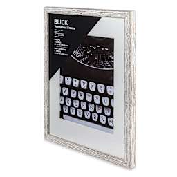 Blick Westwood Frames - Whitewash, Thin, 11" x 14" side view