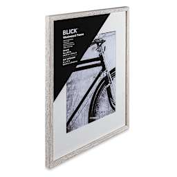 Blick Westwood Frames - Whitewash, Thin, 16" x 20" side view