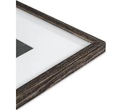 Blick Westwood Frames - Charcoal, Thin, 18" x 24" close up of corner