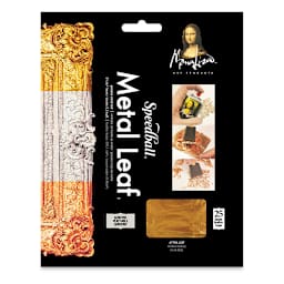 Mona Lisa 23 Karat Gold Leaf - Front of package of 25 Sheets