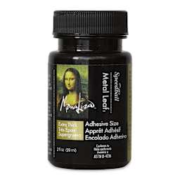 Mona Lisa Extra Thick Metal Leaf Adhesive Size - Front of bottle
