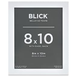 Blick Bellevue Frame - White, 8" x 10", front of frame