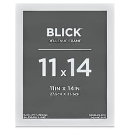 Blick Bellevue Frame - White, 11" x 14", front of frame