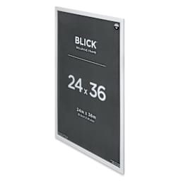 Blick Bellevue Frame - White, 24" x 36", at an angle