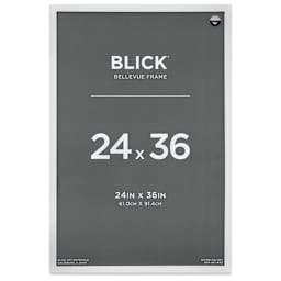Blick Bellevue Frame - White, 24" x 36", front of frame