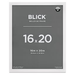 Blick Bellevue Frame - White, 16" x 20", front of frame