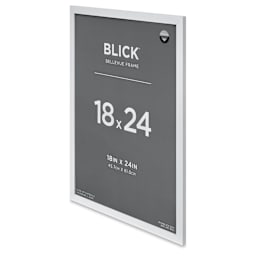 Blick Bellevue Frame - White, 18" x 24", at an angle