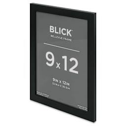 Blick Bellevue Frame - Black, 9" x 12", at an angle