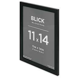 Blick Bellevue Frame - Black, 11" x 14", at an angle