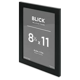 Blick Bellevue Frame - Black, 8-1/2" x 11", at an angle