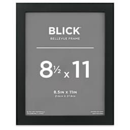 Blick Bellevue Frame - Black, 8-1/2" x 11", front of frame