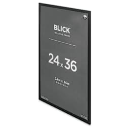 Blick Bellevue Frame - Black, 24" x 36", at an angle